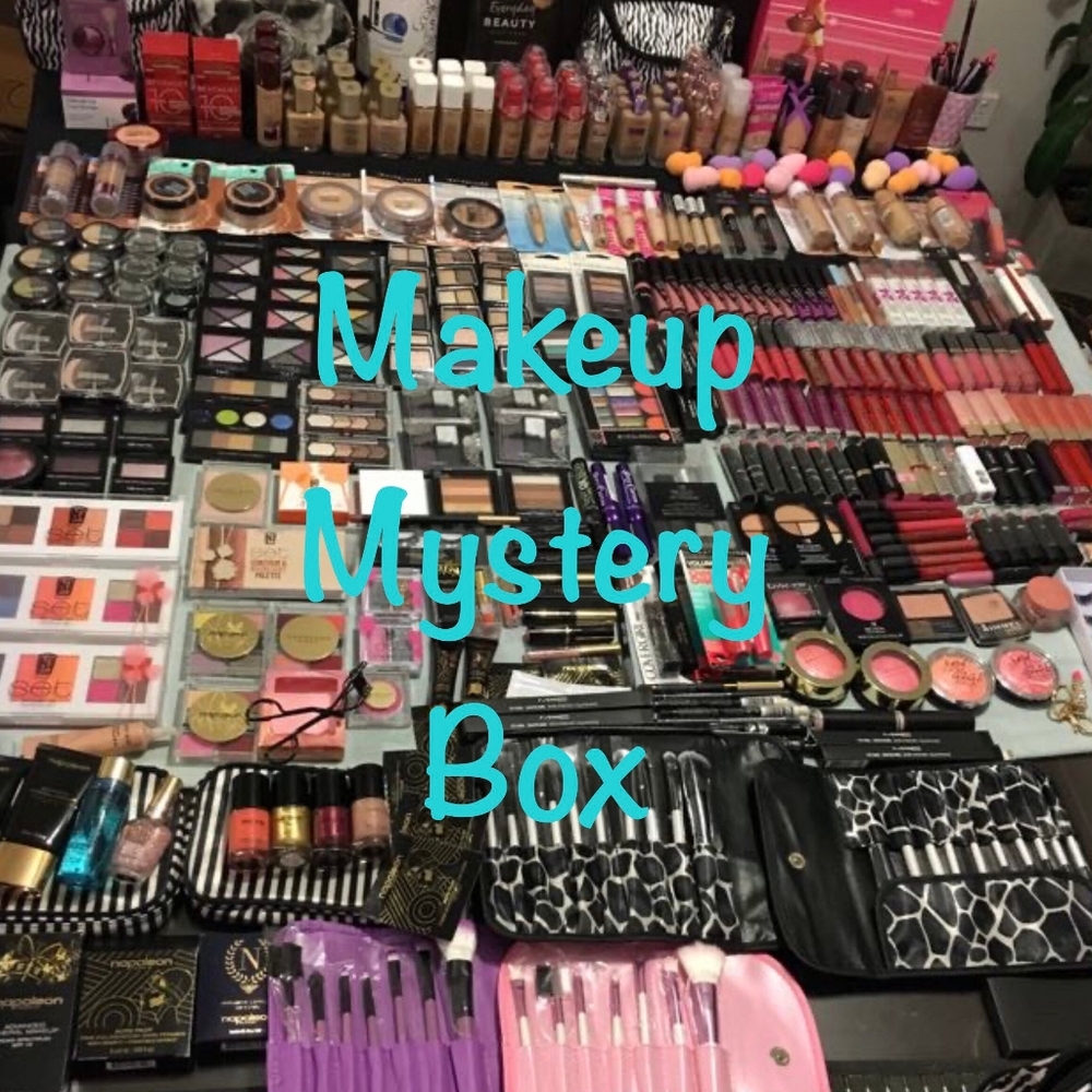 Different brands of high-end makeup